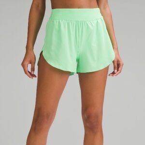 Lululemon Fast & Free Reflective High-Rise Short 3" Pistachio Size 12